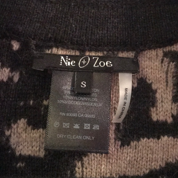 NWOT Reversible Nic+Zoe Nordstrom cardigan, sz S - Picture 5 of 6
